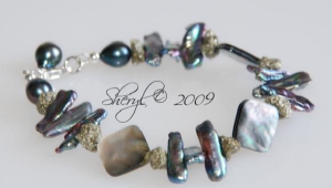 Armband met pyriet